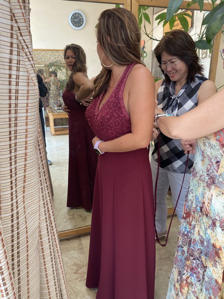 Wedding dress alteration
